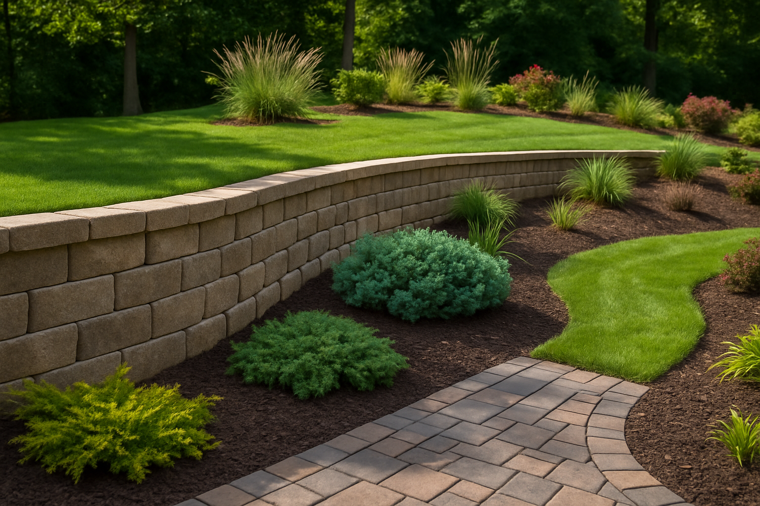 retaining walls contractor newburgh ny